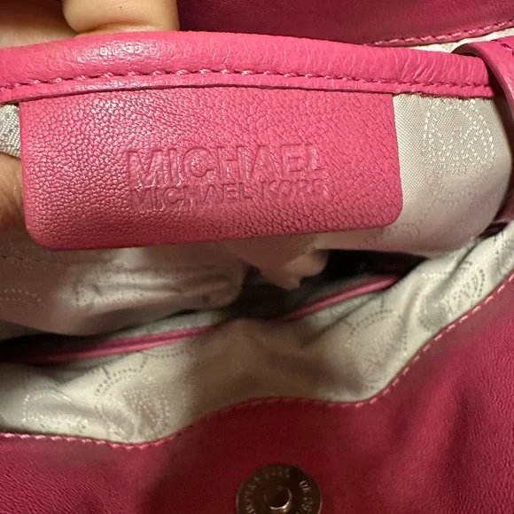 Michael Kors Quilted Hamilton Tote Top Handle Shoulder Chain Strap & Lock - Picture 12 of 13